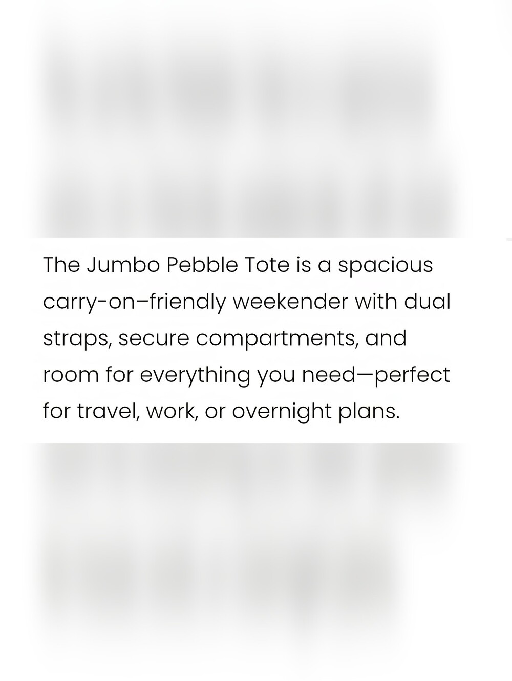 Glam-Aholic Lifestyle Jumbo Pebble Tote - Picture 9 of 11